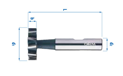 With Cylindrical Handle, Slit Milling – Cross Gear