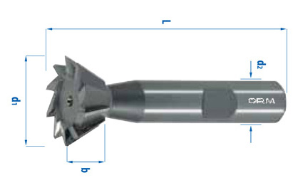 Cylindrical shank, dovetail